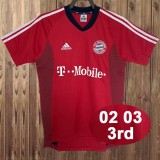 2002/03 Bayern 3RD Red Retro Soccer jersey