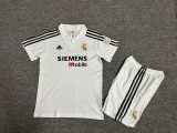 2002/03 R MAD Home White Retro Kids Soccer jersey