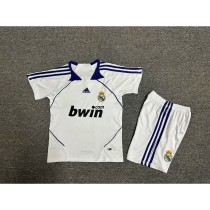 2007/08 R MAD Home White white Retro Kids Soccer jersey
