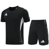 2025/26 Black black Training Shorts Suit