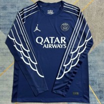 2025/26 PSG 4RD Blue Fans Long Sleeve Soccer jersey
