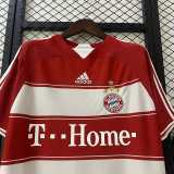 2007/08 Bayern Home red white Retro Soccer jersey