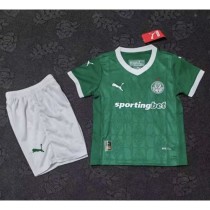 2025/26 Palmeiras Home green  white Fans Kids Soccer jersey