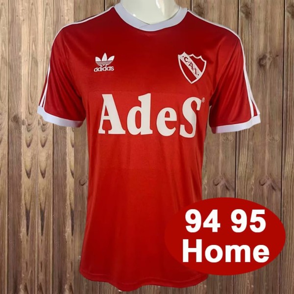 1994/95 Independiente Home Red Retro Soccer jersey