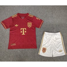 2025/26 Bayern Commemorative Edition Red Fans Kids Soccer jersey