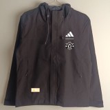 2025/26 Man Utd Black Windbreaker