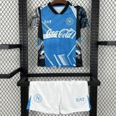 2024/25 Napoli Customize Coca-Cola Joint edition Fans Kids Soccer jersey