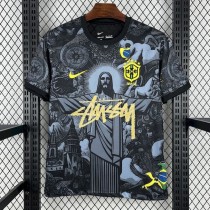 2024/25 Brazil Customize X STUSSY Fans Soccer jersey