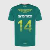 2024 Aston Martin #14 Green Rugby Jersey