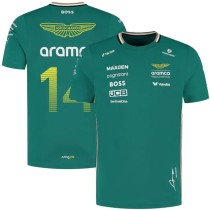 2024 Aston Martin #14 Green Rugby Jersey