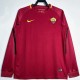 2017/18 Roma Home Red Retro Long Sleeve Soccer jersey