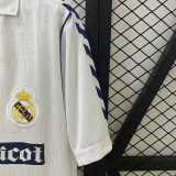 1989/90 R MAD Home White Retro Soccer jersey