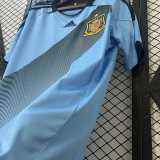 2012 Spain Away Blue Fans Soccer jersey