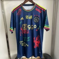 2025/26 Ajax Special Edition Dark Blue Royal Blue Fans Soccer jersey