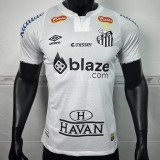 [PLAYER] 2025/26 Santos FC Home White Player Soccer jersey