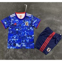 2025/26 Japan Special Edition Blue Blue Anime Fans Kids Soccer jersey