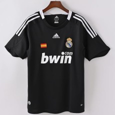 2008/09 R MAD Away Black Retro Soccer jersey