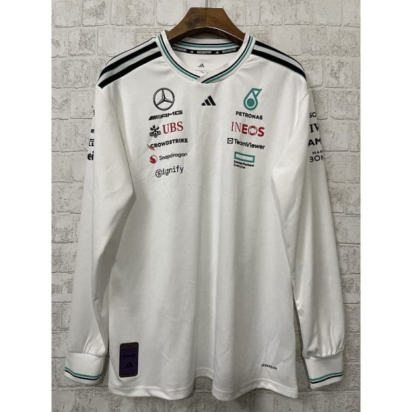 2025 Mercedes F1 White Racing Suit