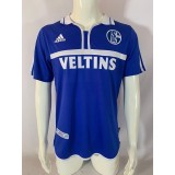 2000/02 FC Schalke 04 Home Blue Retro Soccer jersey