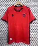 2025/26 Albania Home Red Fans Soccer jersey