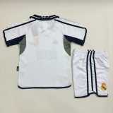 2000/01 R MAD Home White Retro Kids Soccer jersey
