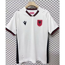 2025/26 Albania Away White Fans Soccer jersey