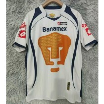 2008/09 Pumas UNAM Home White Retro Soccer jersey
