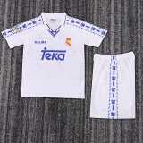 1996/97 R MAD Home White Retro Kids Soccer jersey