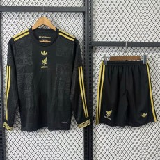 2025 Mexico Special Edition Gold Cup Fans Long Sleeve Kids Soccer jersey