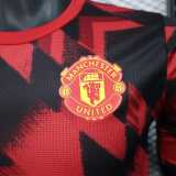 2025/26 Man Utd red  black Player Training Shirts