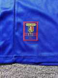 1998 France Home Retro Long Sleeve Kids Soccer jersey