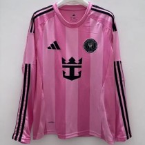 2025/26 Inter Miami Home Fans Long Sleeve Soccer jersey
