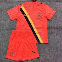 2025/26 Man City GKO Fans Kids Soccer jersey