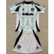2025/26 New England Revolution Home Fans Kids Soccer jersey