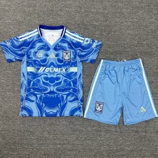 2025/26 Tigres UANL Away Fans Kids Soccer jersey