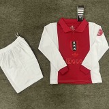 2025/26 Ajax Commemorative Edition Fans Long Sleeve Kids Soccer jersey