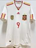 2011 Spain Away Retro Soccer jersey