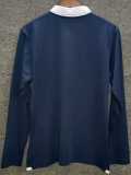 2014 France Home Retro Long Sleeve Soccer jersey
