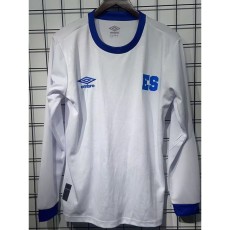 2025/26 El Salvador Away Fans Long Sleeve Soccer jersey