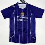 2007/08 Man City Away Purple Retro Soccer jersey