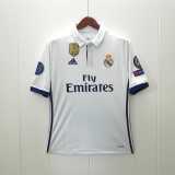 2016/17 R MAD Home White Retro Soccer jersey