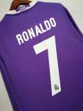 2016/17 R MAD Away Retro Long Sleeve Soccer jersey