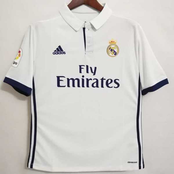 2016/17 R MAD Home Retro Soccer jersey