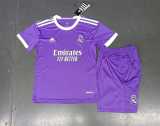 2016/17 R MAD Away Purple Retro Kids Soccer jersey