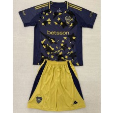 2025/26 Boca Juniors 3RD Fans Kids Soccer jersey