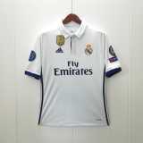 2016/17 R MAD Home White Retro Soccer jersey