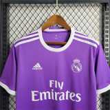 2016/17 R MAD Away Purple Retro Soccer jersey