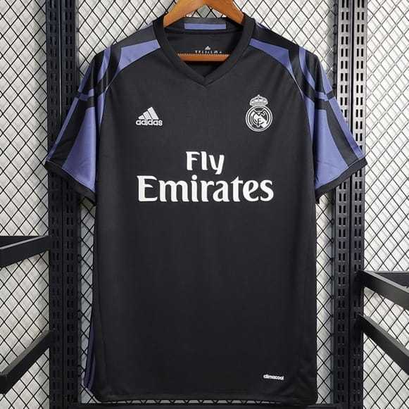 2016/17 R MAD 3RD Black Retro Soccer jersey