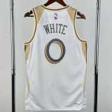 2024/25 BULLS WHITE #0 NBA Jerseys