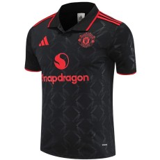 2025/26 Man Utd Black Polo Jersey